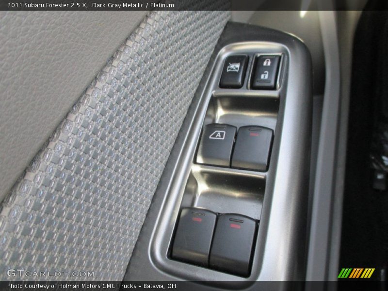 Dark Gray Metallic / Platinum 2011 Subaru Forester 2.5 X