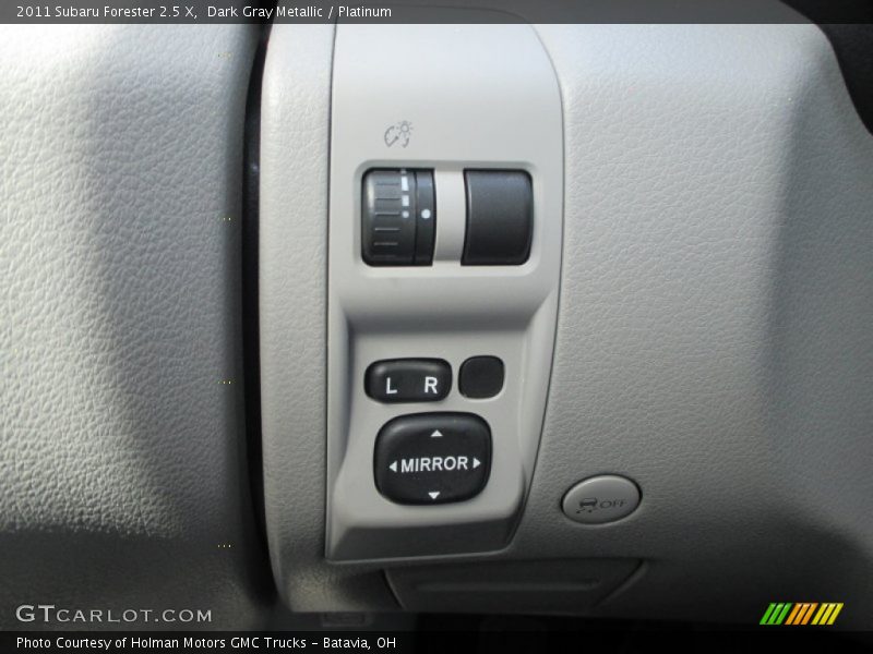 Dark Gray Metallic / Platinum 2011 Subaru Forester 2.5 X