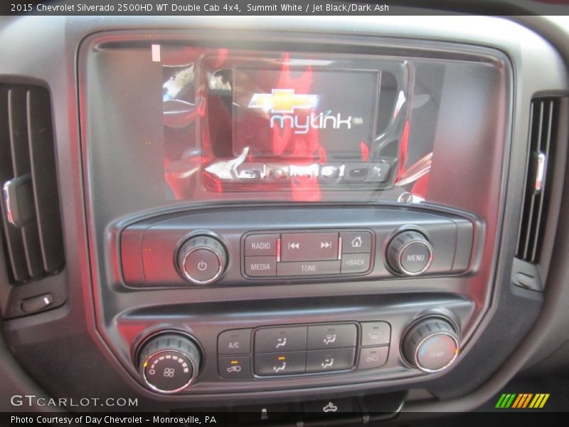Summit White / Jet Black/Dark Ash 2015 Chevrolet Silverado 2500HD WT Double Cab 4x4