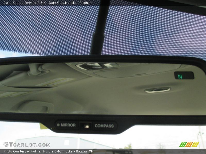 Dark Gray Metallic / Platinum 2011 Subaru Forester 2.5 X