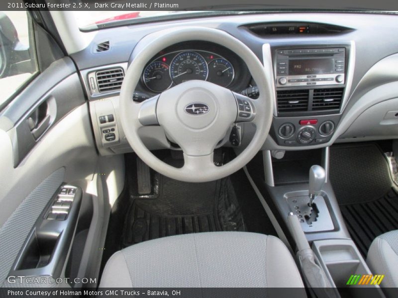 Dark Gray Metallic / Platinum 2011 Subaru Forester 2.5 X