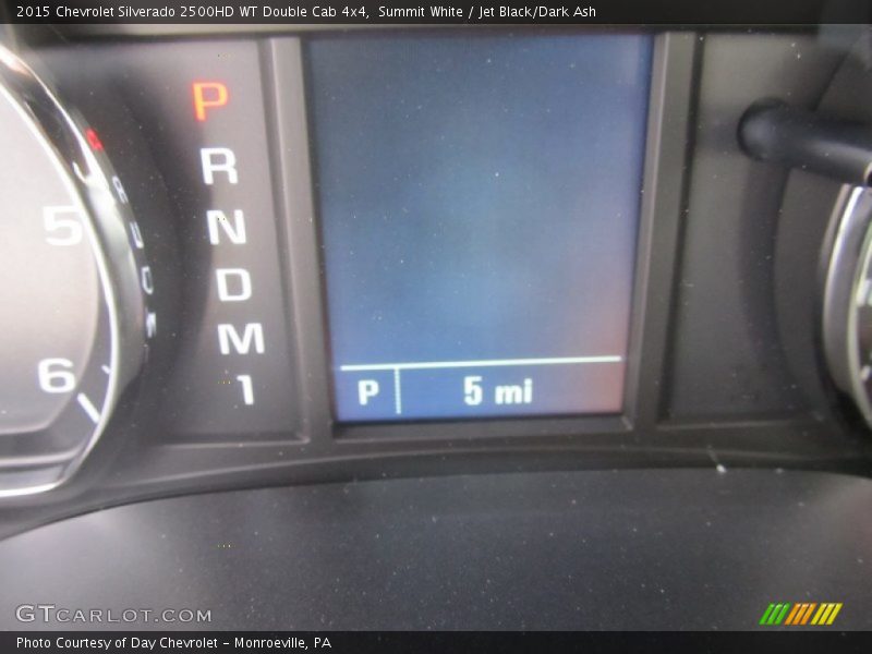Summit White / Jet Black/Dark Ash 2015 Chevrolet Silverado 2500HD WT Double Cab 4x4