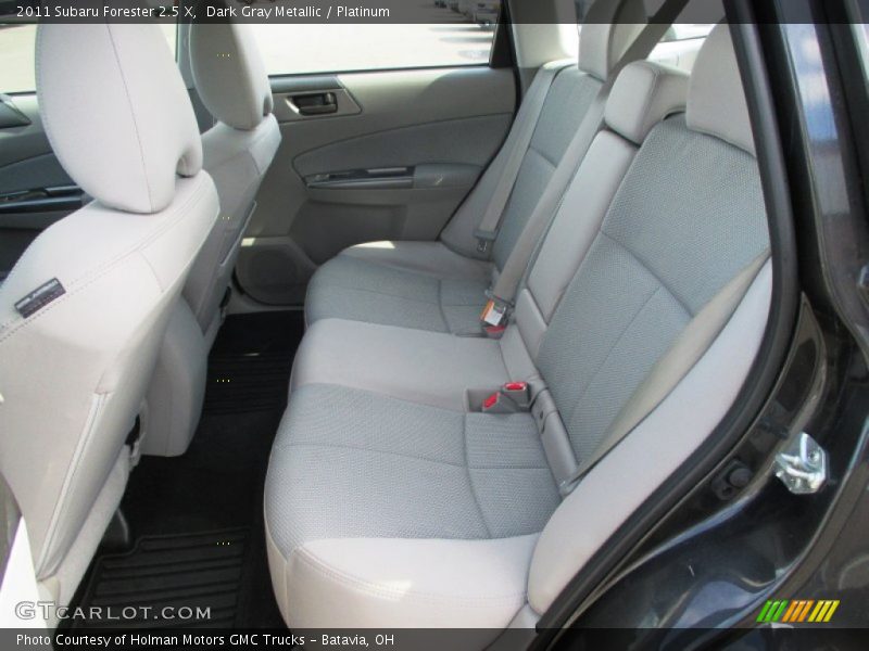Dark Gray Metallic / Platinum 2011 Subaru Forester 2.5 X