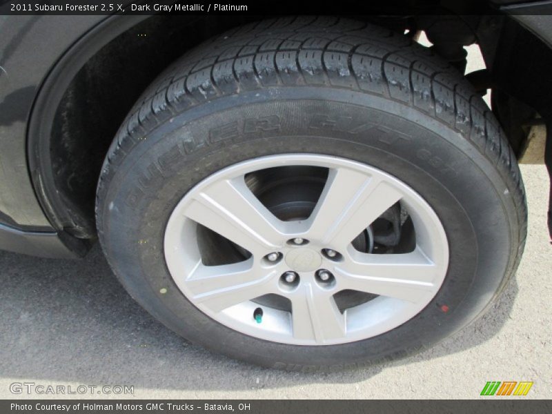 Dark Gray Metallic / Platinum 2011 Subaru Forester 2.5 X