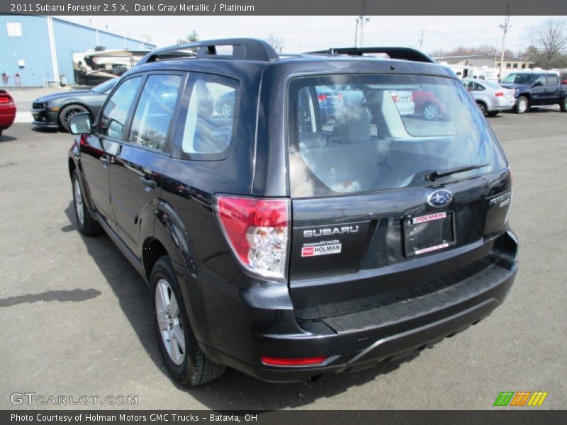 Dark Gray Metallic / Platinum 2011 Subaru Forester 2.5 X