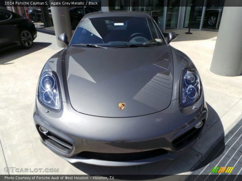 Agate Grey Metallic / Black 2014 Porsche Cayman S