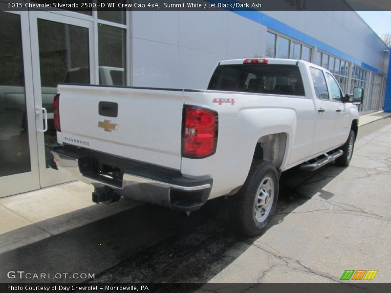 Summit White / Jet Black/Dark Ash 2015 Chevrolet Silverado 2500HD WT Crew Cab 4x4
