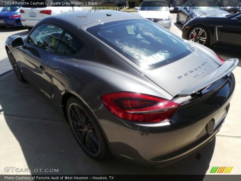 Agate Grey Metallic / Black 2014 Porsche Cayman S