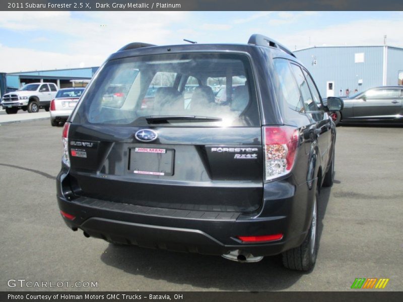 Dark Gray Metallic / Platinum 2011 Subaru Forester 2.5 X