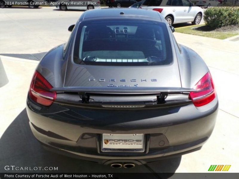 Agate Grey Metallic / Black 2014 Porsche Cayman S