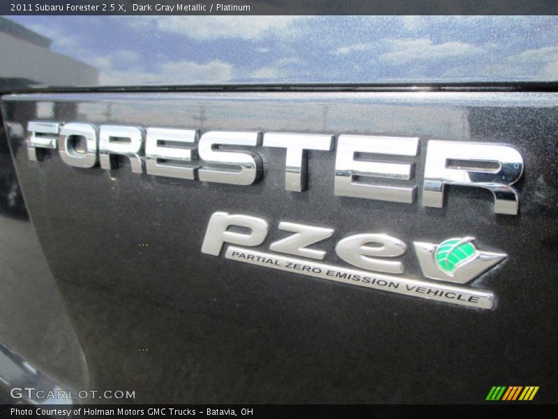 Dark Gray Metallic / Platinum 2011 Subaru Forester 2.5 X