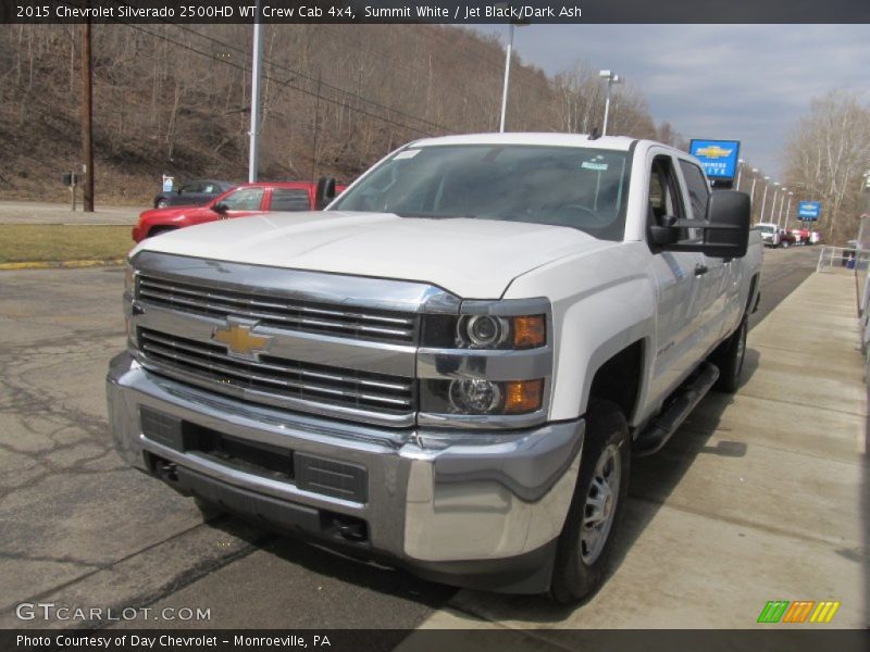 Summit White / Jet Black/Dark Ash 2015 Chevrolet Silverado 2500HD WT Crew Cab 4x4