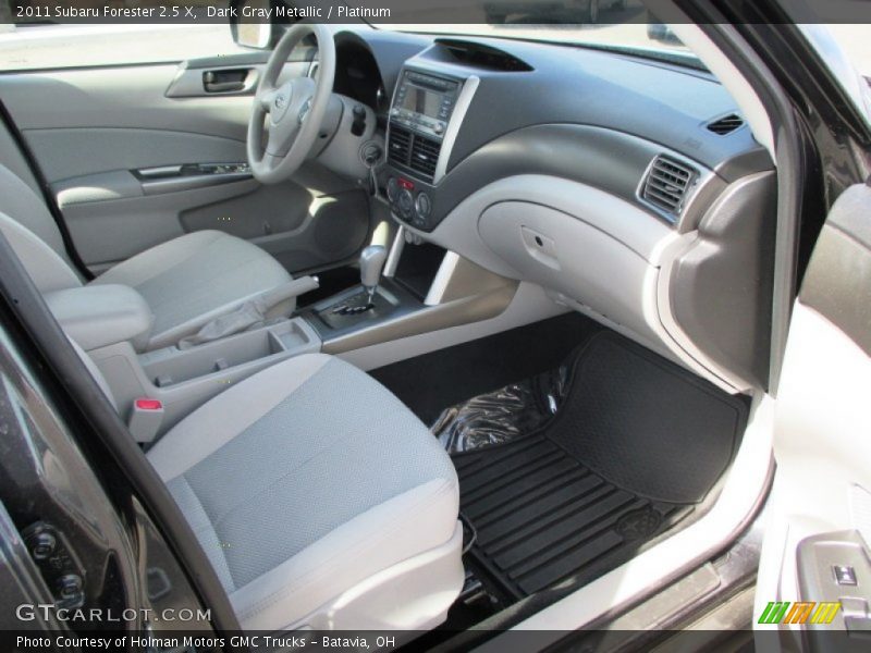 Dark Gray Metallic / Platinum 2011 Subaru Forester 2.5 X