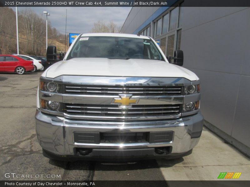 Summit White / Jet Black/Dark Ash 2015 Chevrolet Silverado 2500HD WT Crew Cab 4x4