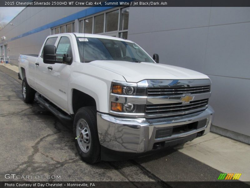 Summit White / Jet Black/Dark Ash 2015 Chevrolet Silverado 2500HD WT Crew Cab 4x4