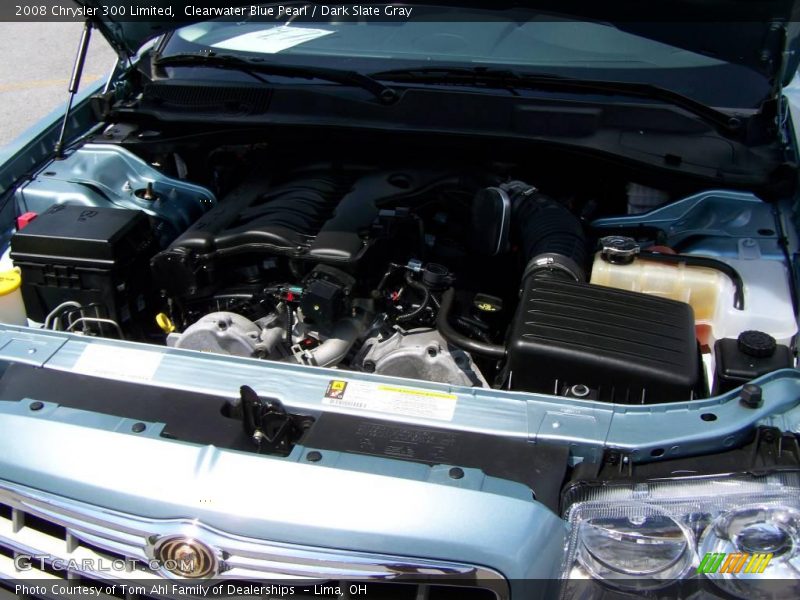 Clearwater Blue Pearl / Dark Slate Gray 2008 Chrysler 300 Limited