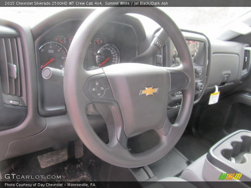 Summit White / Jet Black/Dark Ash 2015 Chevrolet Silverado 2500HD WT Crew Cab 4x4
