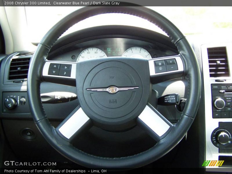 Clearwater Blue Pearl / Dark Slate Gray 2008 Chrysler 300 Limited