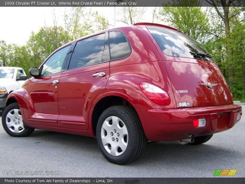 Inferno Red Crystal Pearl / Pastel Slate Gray 2009 Chrysler PT Cruiser LX