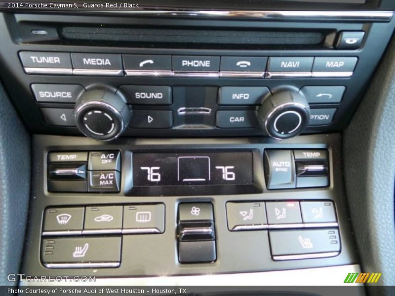 Controls of 2014 Cayman S