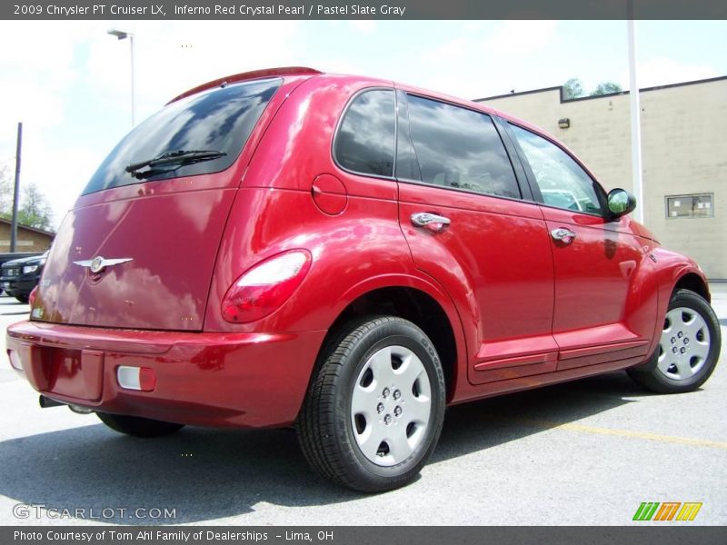 Inferno Red Crystal Pearl / Pastel Slate Gray 2009 Chrysler PT Cruiser LX