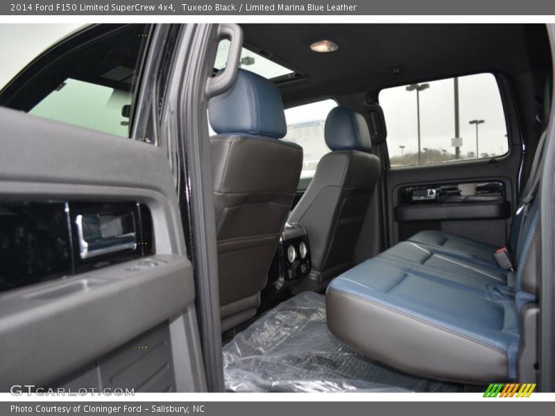 Rear Seat of 2014 F150 Limited SuperCrew 4x4
