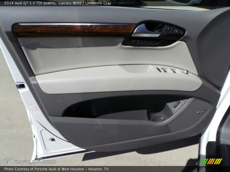 Carrara White / Limestone Gray 2014 Audi Q7 3.0 TDI quattro