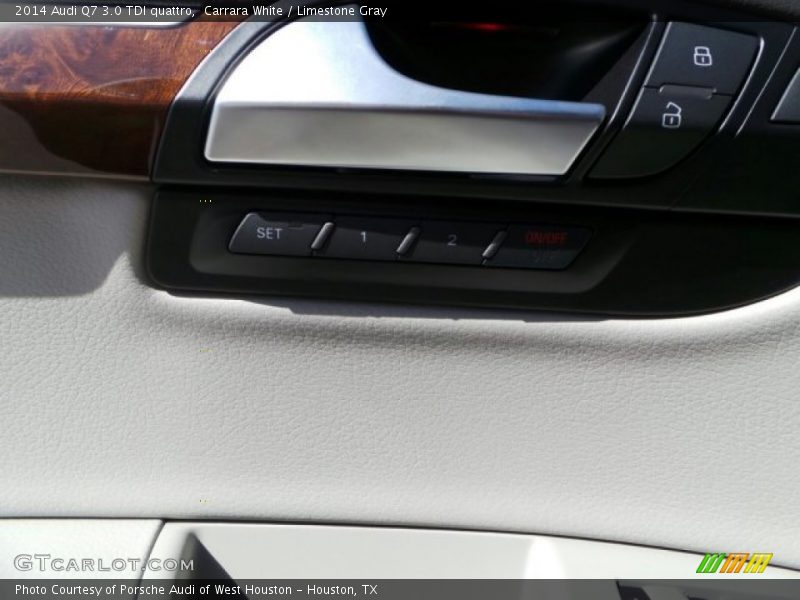 Carrara White / Limestone Gray 2014 Audi Q7 3.0 TDI quattro