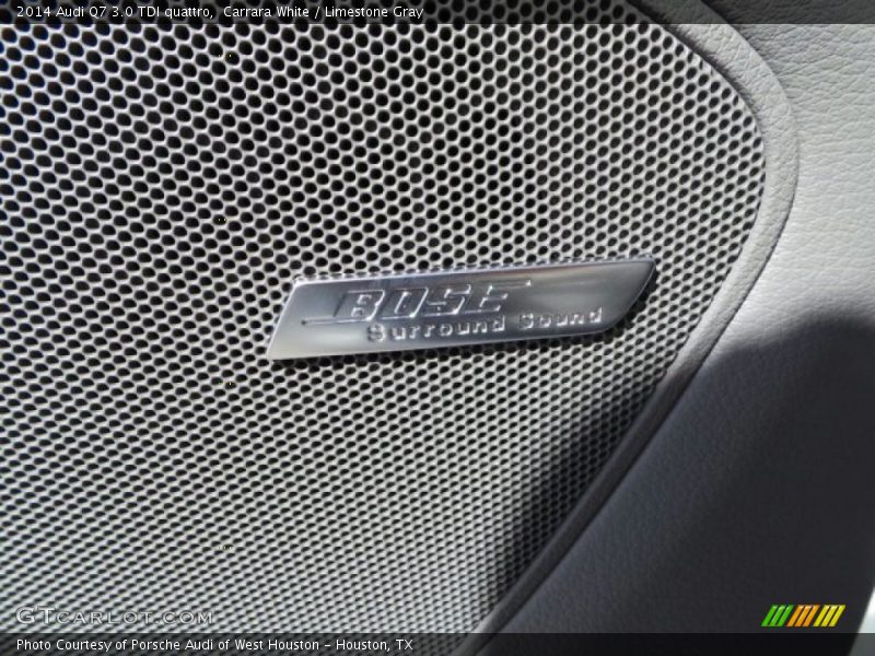 Carrara White / Limestone Gray 2014 Audi Q7 3.0 TDI quattro