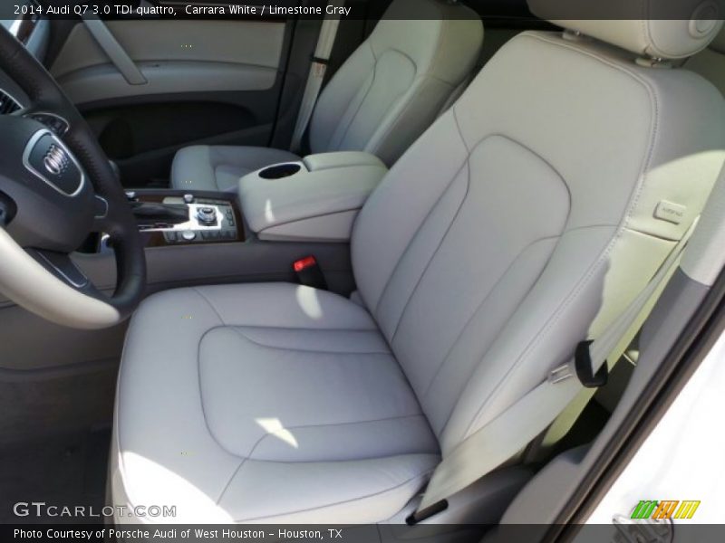 Carrara White / Limestone Gray 2014 Audi Q7 3.0 TDI quattro