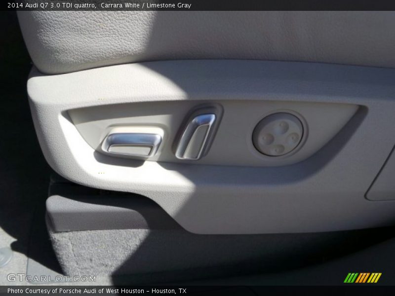 Carrara White / Limestone Gray 2014 Audi Q7 3.0 TDI quattro