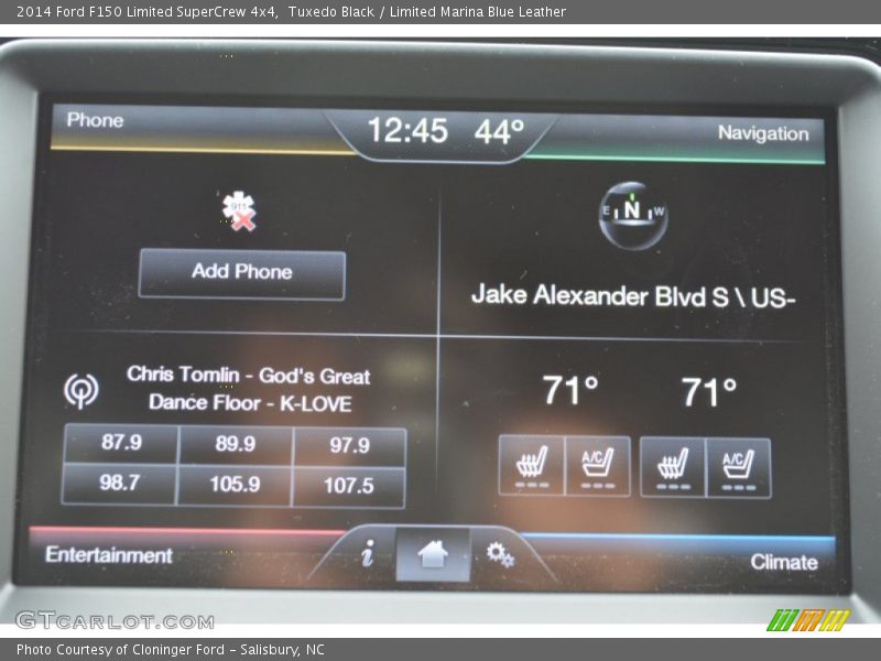 Controls of 2014 F150 Limited SuperCrew 4x4