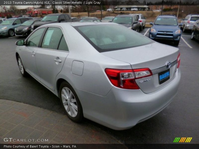 Classic Silver Metallic / Light Gray 2013 Toyota Camry Hybrid XLE