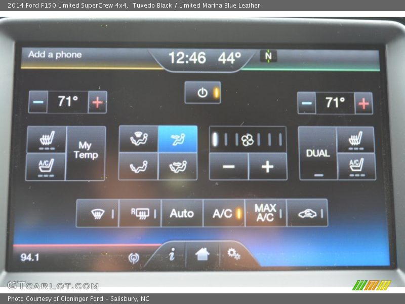 Controls of 2014 F150 Limited SuperCrew 4x4