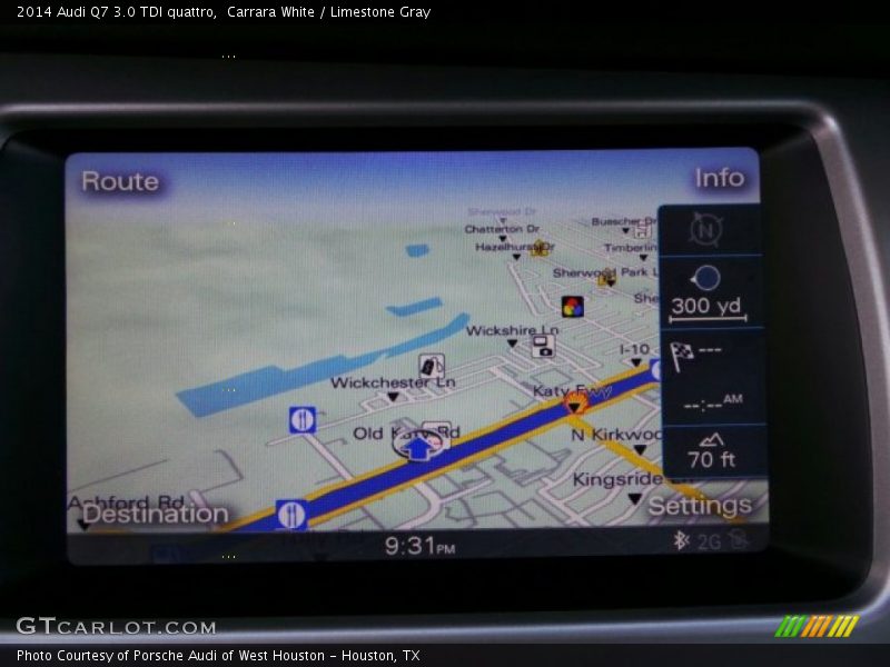 Carrara White / Limestone Gray 2014 Audi Q7 3.0 TDI quattro