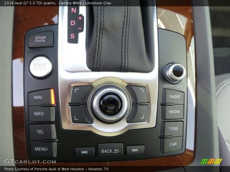 Carrara White / Limestone Gray 2014 Audi Q7 3.0 TDI quattro