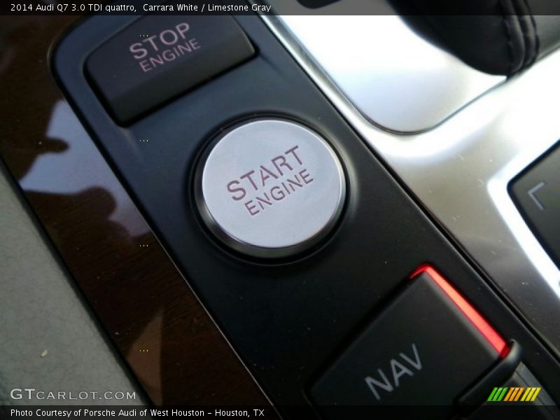 Carrara White / Limestone Gray 2014 Audi Q7 3.0 TDI quattro