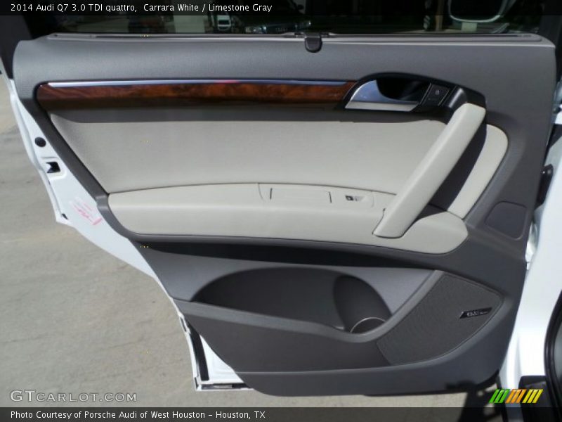 Carrara White / Limestone Gray 2014 Audi Q7 3.0 TDI quattro
