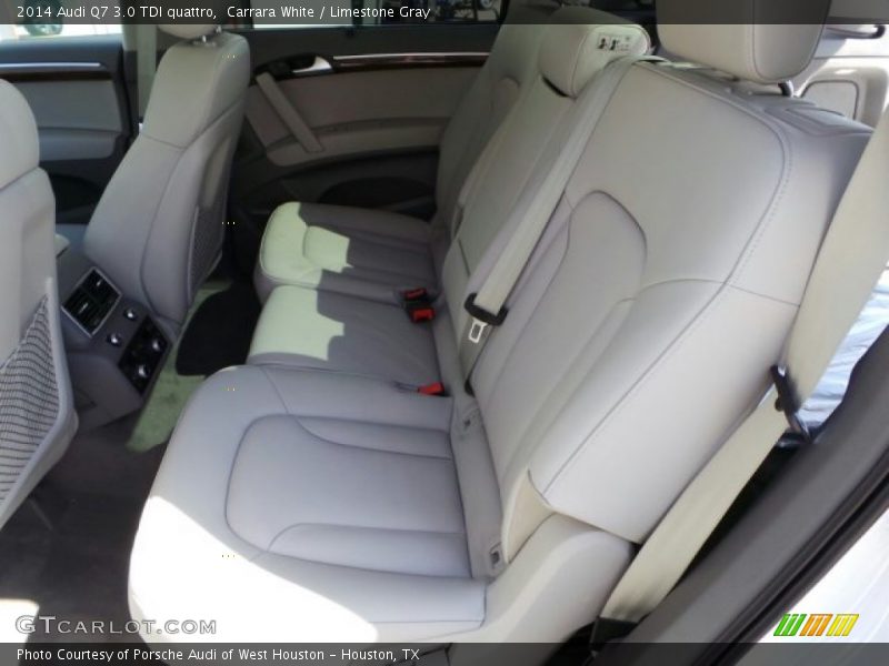 Carrara White / Limestone Gray 2014 Audi Q7 3.0 TDI quattro