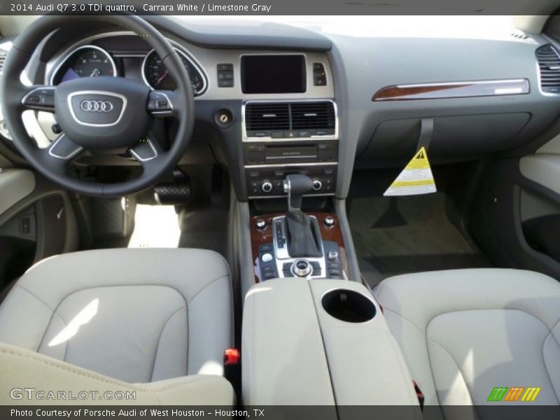  2014 Q7 3.0 TDI quattro Limestone Gray Interior