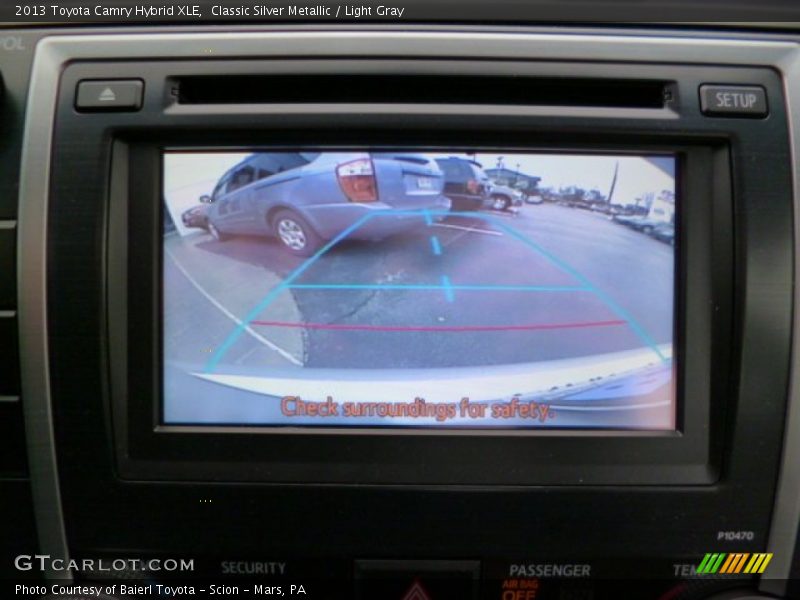 Classic Silver Metallic / Light Gray 2013 Toyota Camry Hybrid XLE