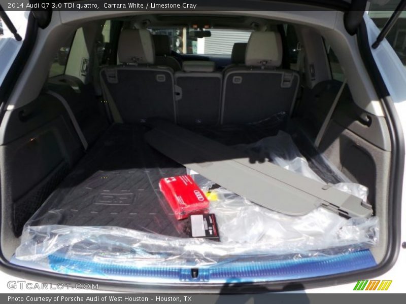 Carrara White / Limestone Gray 2014 Audi Q7 3.0 TDI quattro