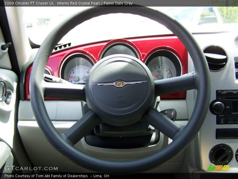 Inferno Red Crystal Pearl / Pastel Slate Gray 2009 Chrysler PT Cruiser LX