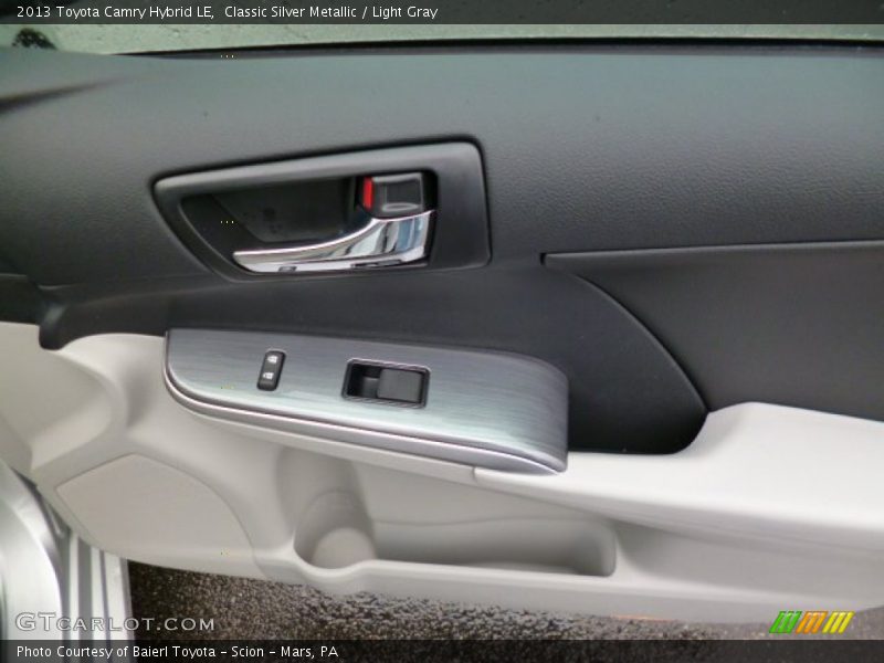 Classic Silver Metallic / Light Gray 2013 Toyota Camry Hybrid LE