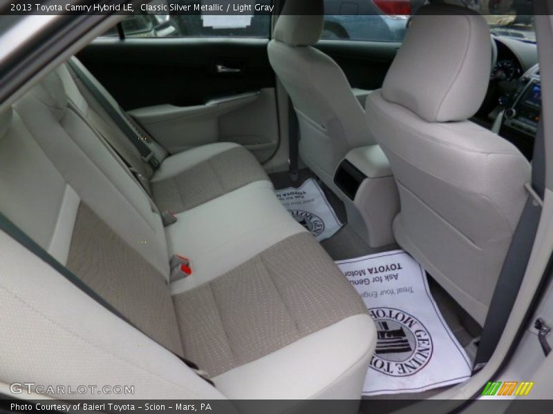 Classic Silver Metallic / Light Gray 2013 Toyota Camry Hybrid LE