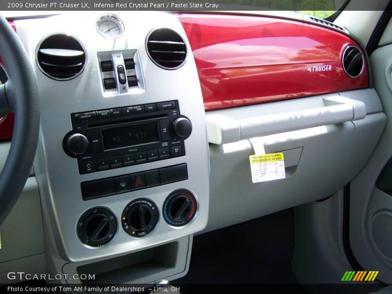 Inferno Red Crystal Pearl / Pastel Slate Gray 2009 Chrysler PT Cruiser LX
