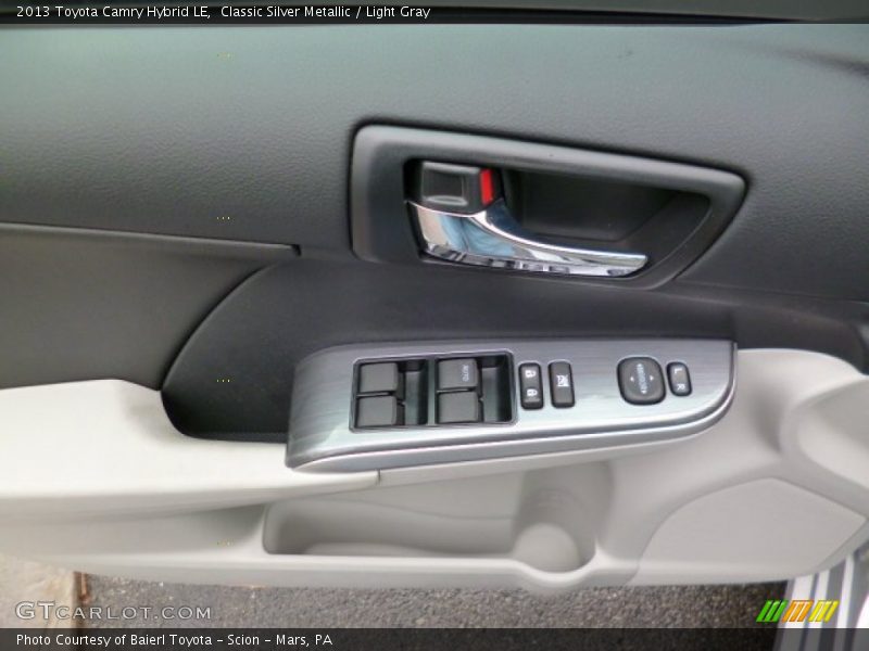 Classic Silver Metallic / Light Gray 2013 Toyota Camry Hybrid LE