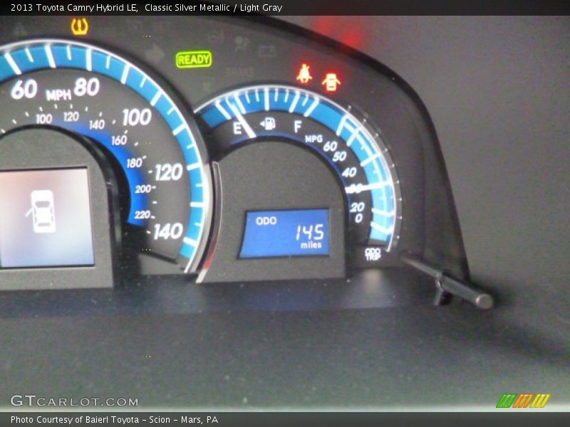 Classic Silver Metallic / Light Gray 2013 Toyota Camry Hybrid LE