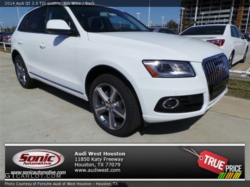 Ibis White / Black 2014 Audi Q5 3.0 TDI quattro