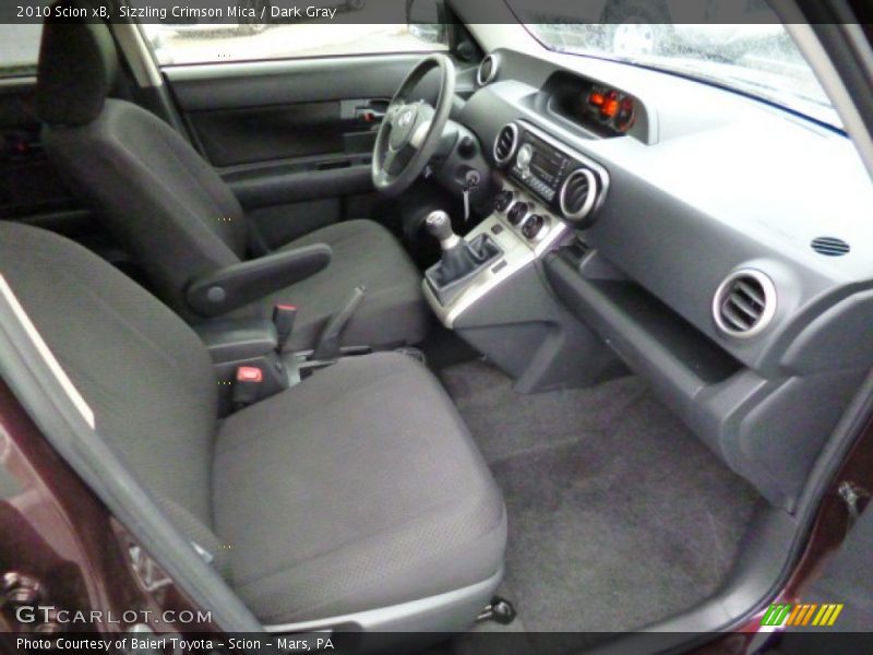 Sizzling Crimson Mica / Dark Gray 2010 Scion xB